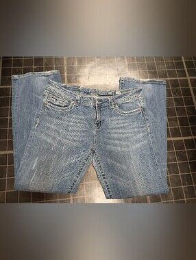 Miss Me Light Blue Boot Cut Jeans